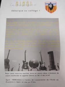Cours d’Instruments