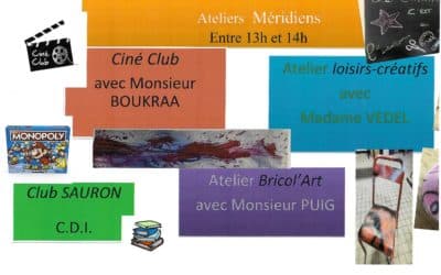 Que faire au collège, le soir, entre midi et deux…?