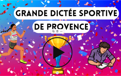 Grande Dictée Sportive de Provence 23 MARS