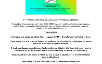 Projet « re-tresser » le monde par Mme SZCZEPANIAK